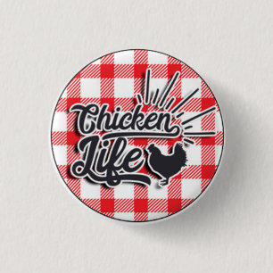 Chicken Life 3 Cm Round Badge