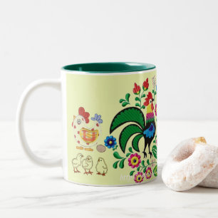 "Chicken Lips" Two-Tone Coffee Mug