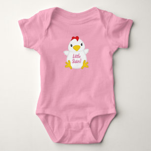 Chicken Little Sister Pink Baby Bodysuit