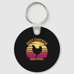 Chicken Lover Best Chicken Dad Ever Key Ring