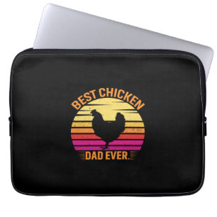 Chicken Lover   Best Chicken Dad Ever Laptop Sleeve