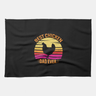 Chicken Lover   Best Chicken Dad Ever Tea Towel