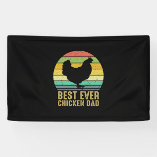 Chicken Lover Best Ever Chicken Dad Banner