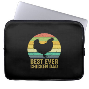 Chicken Lover Best Ever Chicken Dad Laptop Sleeve