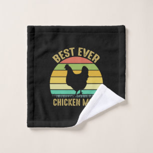 Chicken Lover   Best Ever Chicken Mom Wash Cloth