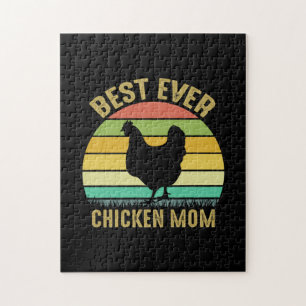 Chicken Lover   Best Ever Chicken Mum Jigsaw Puzzle