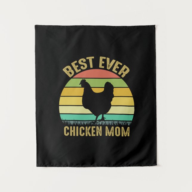 Chicken Lover | Best Ever Chicken Mum Tapestry (Front)