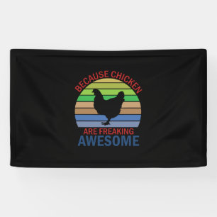 Chicken Lover Chicken Are Freaking Awesome Banner