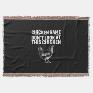 Chicken Lover   Chicken Game Throw Blanket