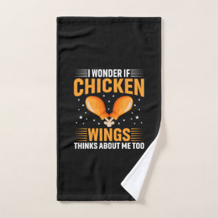 Chicken Lover Chicken Wing Hand Towel