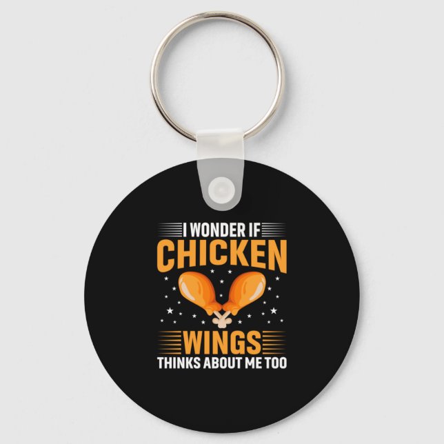 Chicken Lover | Chicken Wing Key Ring (Front)