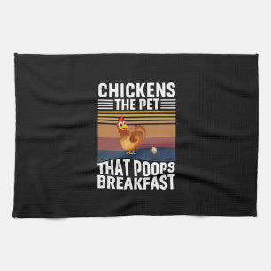 Chicken Lover Chickens The Pet Tea Towel