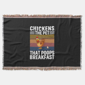 Chicken Lover | Chickens The Pet Throw Blanket