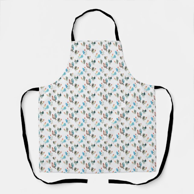 Chicken Lover Country Hens Apron (Front)