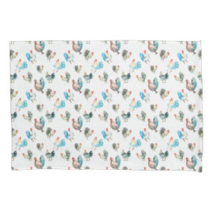 Chicken Lover Country Hens Pillowcase