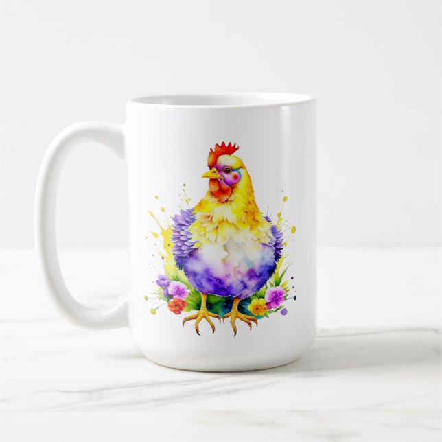 Chicken Lover Fuelled by Coffee Mug (Left)