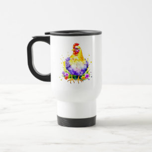 Chicken Lover Fuelled by Coffee Travel Mug