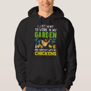 Chicken Lover Gardening Good Hoodie