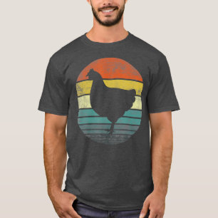 Chicken Lover Gifts Funny Farmer Retro Vintage T-Shirt