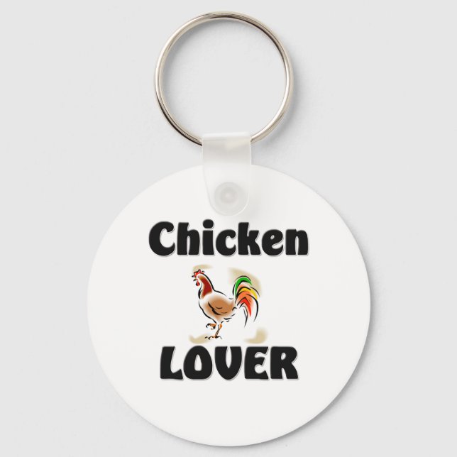 Chicken Lover Key Ring (Front)
