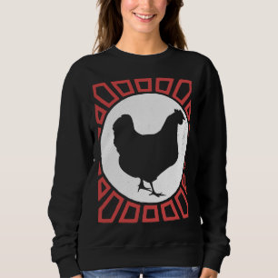 Chicken Lover Vintage Retro Style Sweatshirt
