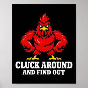 Chicken Math Too Many Chickens Ckyard Poultry Humo Poster