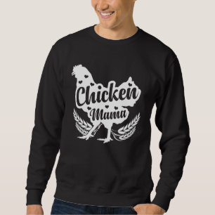 Chicken Mom Loves Farming Sweatshirt