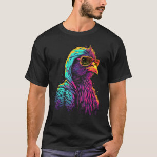 chicken motif cool cockerel bird farmer chicken T-Shirt