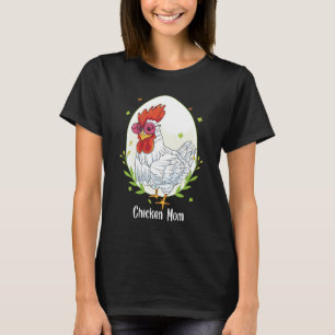 Chicken Mum Cute Poultry Farmer T-Shirt