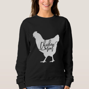 Chicken Mum Farm Animal Lover Women Mama Hen Mothe Sweatshirt