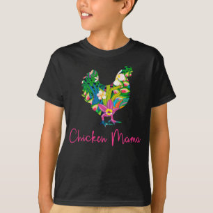 Chicken mum hen peasants farmer woman cute chicken T-Shirt