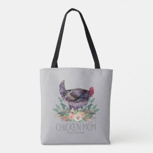 Chicken Mum Organic Farming Gardening Permaculture Tote Bag