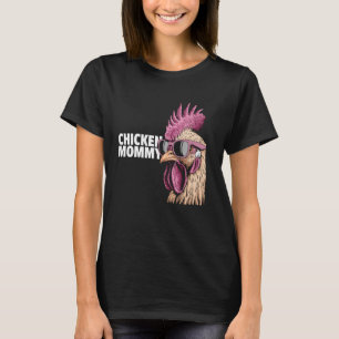 Chicken Mummy Cute Hen Rooster Coop Farming Bird M T-Shirt