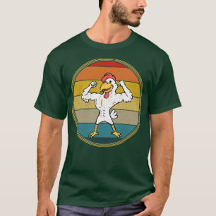 Chicken Muscles Vintage Distressed T-Shirt