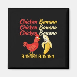 Chicken Nana Funny Meme Random Humour Magnet
