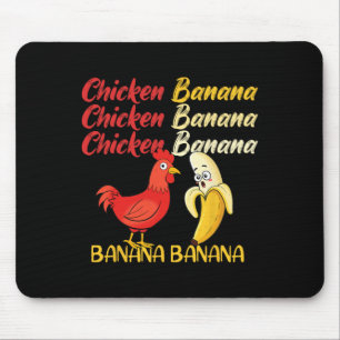 Chicken Nana Funny Meme Random Humour Mouse Pad