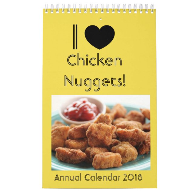 Chicken Nugget Calendar 2018 (Cover)