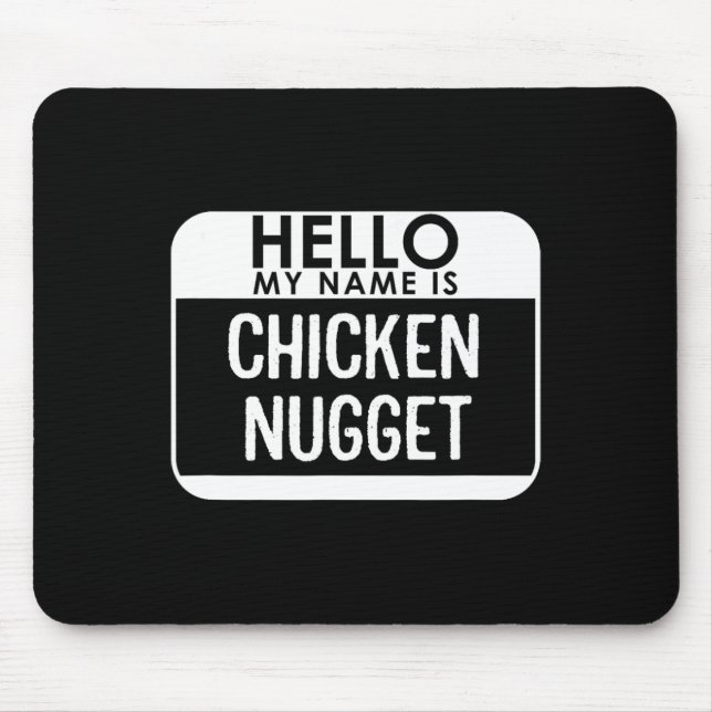 Chicken Nugget Costume Fun Easy Last Minute Hallow Mouse Pad (Front)