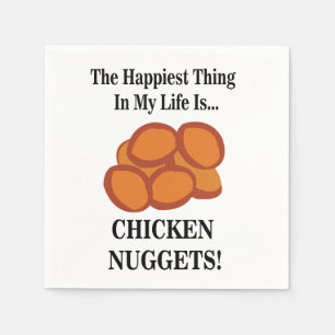 Chicken Nugget Fast Food Chicken Nugget Party Napkin