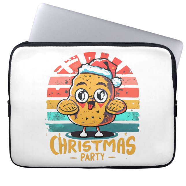 Chicken-nugget Laptop Sleeve (Front)