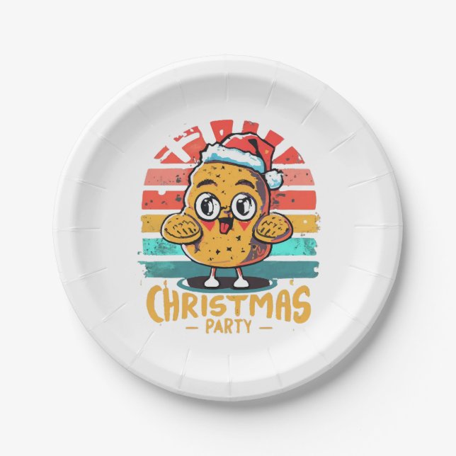 Chicken-nugget Paper Plate (Front)