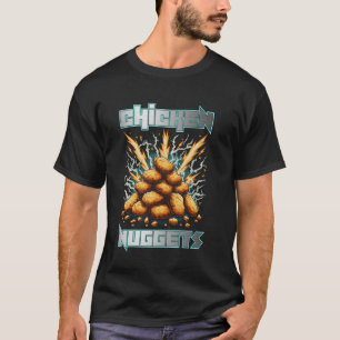 Chicken Nuggets Power and Lightning T-Shirt