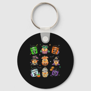 Chicken Nuggets Pumpkin Halloween 90s Vintage 2 Key Ring