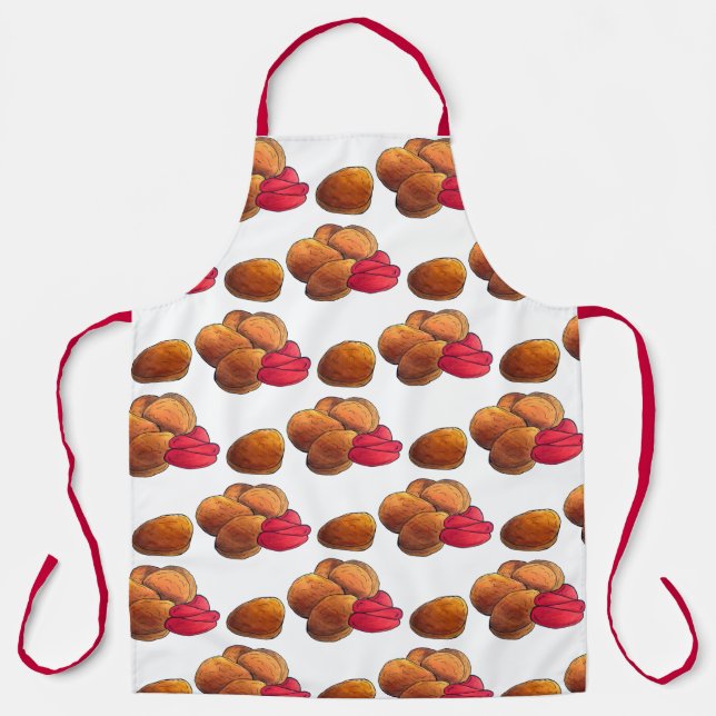 Chicken Nuggets with Ketchup Junk Food Foodie Apron (Front)
