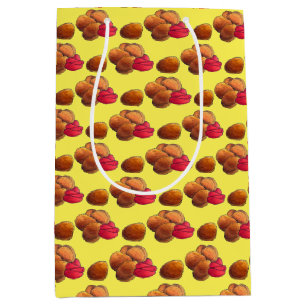 Chicken Nuggets with Ketchup Junk Food Foodie Medium Gift Bag