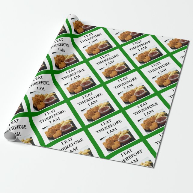 chicken nuggets wrapping paper (Unrolled)
