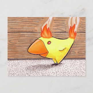 Chicken of Fire postcard