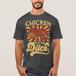 Chicken Of The Ditch Crayfish Party Retro 70s T-Shirt