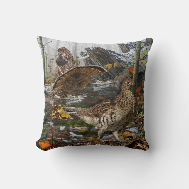 Chicken of the Woods Cushion (Front)