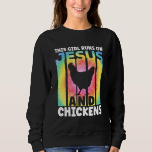 Chicken Outfit for Chicken Hen Lovers Apparel Wome Sweatshirt